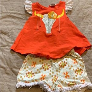 Peaches N Cream bull skull set